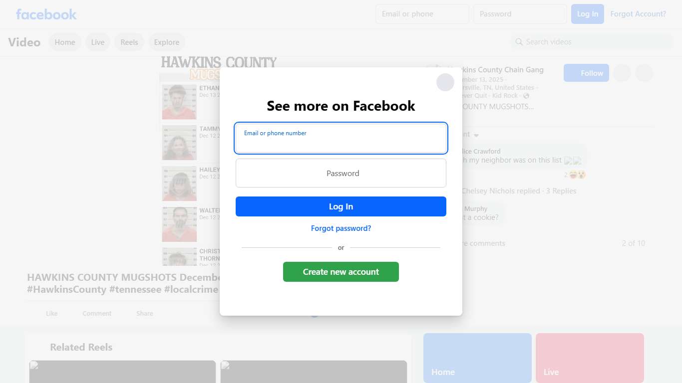HAWKINS COUNTY MUGSHOTS December 2025 #Mugshots #HawkinsCounty #tennessee #localcrime #Areested #busted Hawkins County Chain Gang Facebook